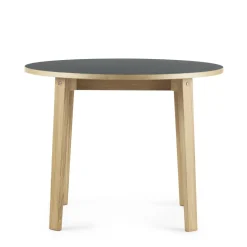 Normann Copenhagen Slice Bord Egetrá/ LinoleumØ95