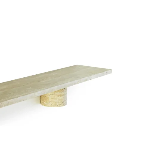 Normann Copenhagen Sten Hylde 80 cm Travertin