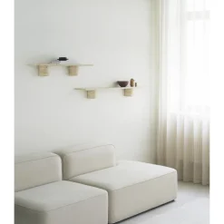 Normann Copenhagen Sten Hylde 80 cm Travertin