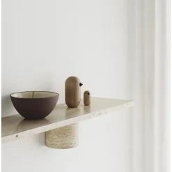 Normann Copenhagen Sten Hylde 80 cm Travertin