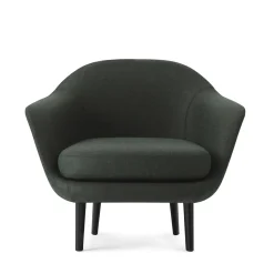 Normann Copenhagen Sum Lánestol Sort Aluminium/Mørk Grøn LDS41