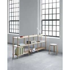 Normann Copenhagen Tap Skammel Valnød/Sort