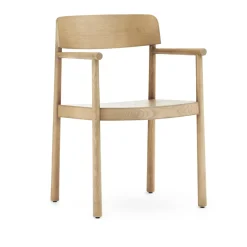 Normann Copenhagen Timb Spisebordsstol med Armlán Tan