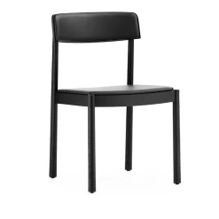 Normann Copenhagen Timb Spisebordsstol Polstret Sort/ Sort