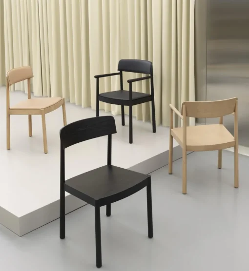 Normann Copenhagen Timb Spisebordsstol Sort