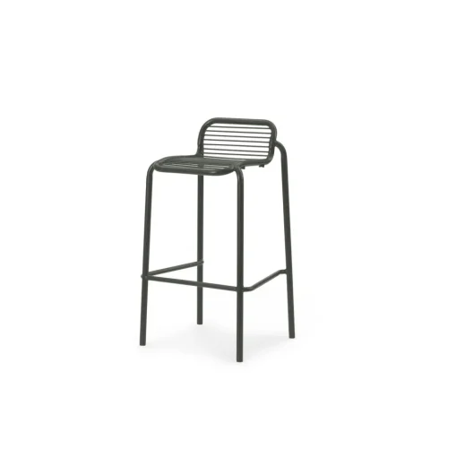 Normann Copenhagen Vig Barstol H75 Mørkegrøn