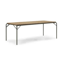 Normann Copenhagen Vig Spisebord 90 x 200 cm Mørk Grøn/Robinia