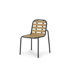 Normann Copenhagen Vig Udendørsstol Sort/Robinia