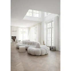 NORR11 Cubism Sofabord Lille Travertine