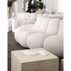 NORR11 Cubism Sofabord Lille Travertine
