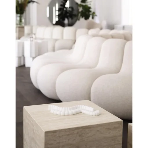 NORR11 Cubism Sofabord Lille Travertine