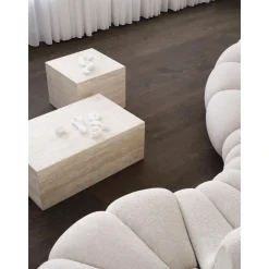 NORR11 Cubism Sofabord Lille Travertine
