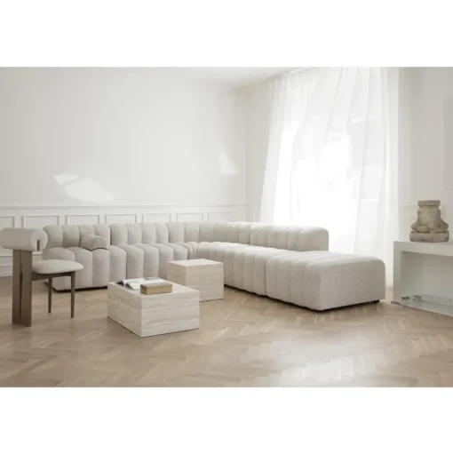 NORR11 Cubism Sofabord Stor Travertine