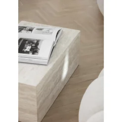 NORR11 Cubism Sofabord Stor Travertine
