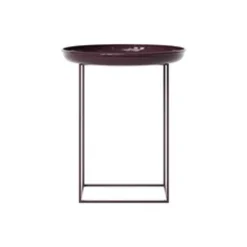 NORR11 Duke Sofabord Lille Jern/Lacquered Maroon