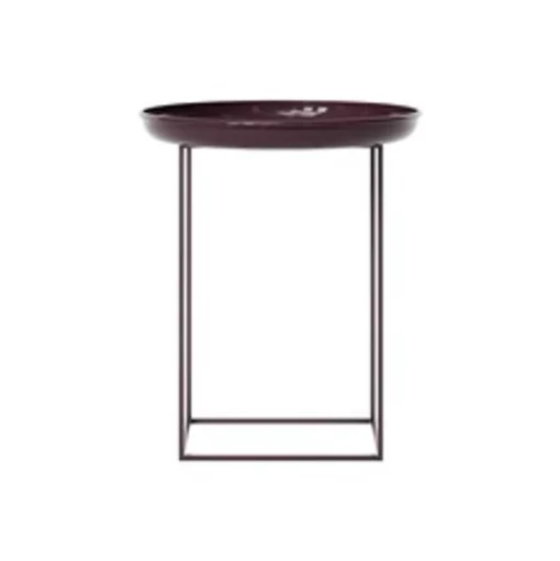NORR11 Duke Sofabord Lille Jern/Lacquered Maroon