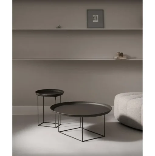 NORR11 Duke Sofabord Lille Jern/Lacquered Maroon
