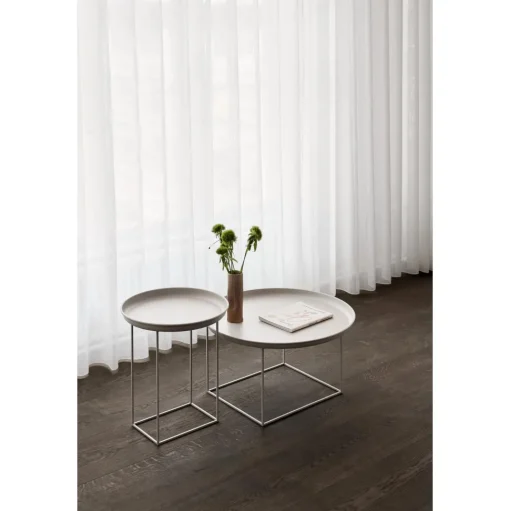NORR11 Duke Sofabord Lille Jern/Lacquered Maroon