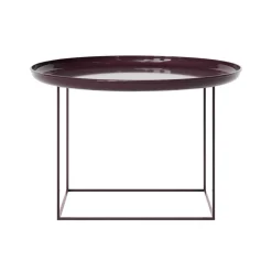 NORR11 Duke Sofabord Medium Lacquered Maroon