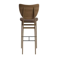 NORR11 Elephant Barstol H75 cm Lys Røget Egetrá/Dark Brown 21001
