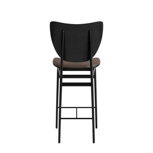 NORR11 Elephant Barstol H65 cm Sort/Dark Brown 21001
