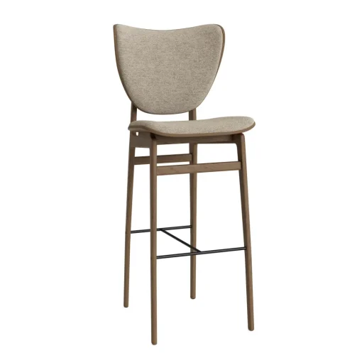 NORR11 Elephant Barstol H75 cm Lys Røget Egetrá/Barnum Col 3