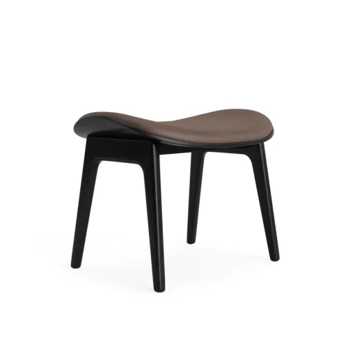 NORR11 Elephant Skammel Sort/Dark Brown 21001