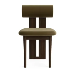 NORR11 Hippo Spisebordsstol Mørk Røget Egetrá/Olive 751