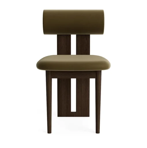 NORR11 Hippo Spisebordsstol Mørk Røget Egetrá/Olive 751