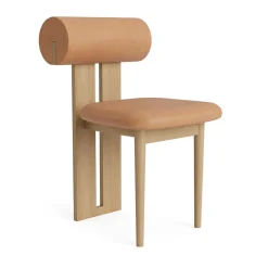 NORR11 Hippo Spisebordsstol Egetrá/Camel 21004
