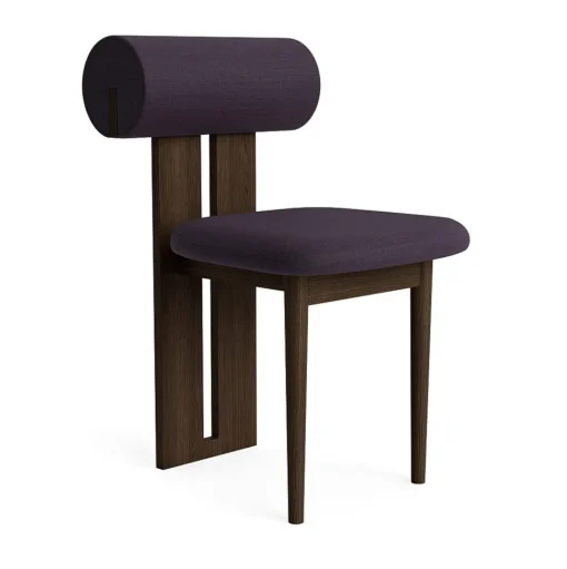 NORR11 Hippo Spisebordsstol Mørk Røget Egetrá/Canvas 694