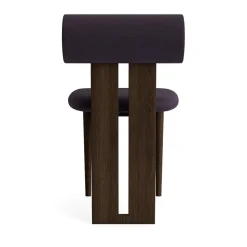 NORR11 Hippo Spisebordsstol Mørk Røget Egetrá/Canvas 694