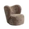 NORR11 Little Big Lánestol Swivel Sheepskin Sahara
