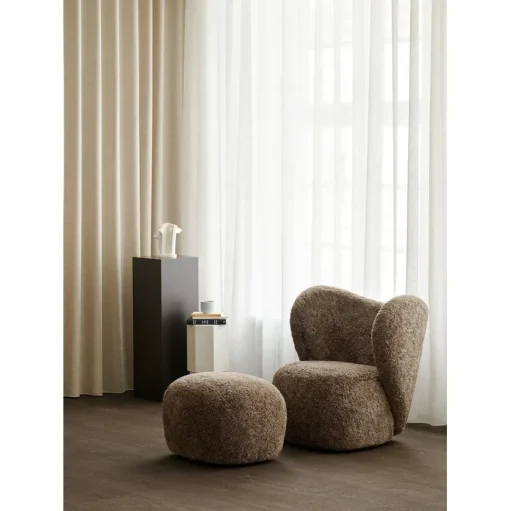 NORR11 Little Big Lánestol Swivel Sheepskin Sahara