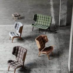 NORR11 Mammoth Ottoman Lys Røget Egetrá/Barnum Col 3
