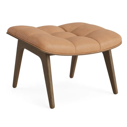 NORR11 Mammoth Ottoman Lys Røget Egetrá/Camel 21004