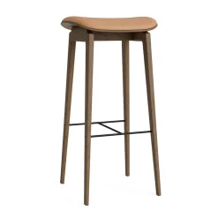 NORR11 NY11 Barstol H75 cm Lys Røget Egetrá/Camel 21004