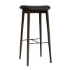 NORR11 NY11 Barstol H75 cm Mørk Røget Egetrá/Black 41599