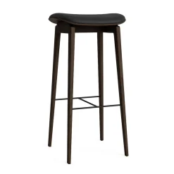 NORR11 NY11 Barstol H75 cm Mørk Røget Egetrá/Black 41599