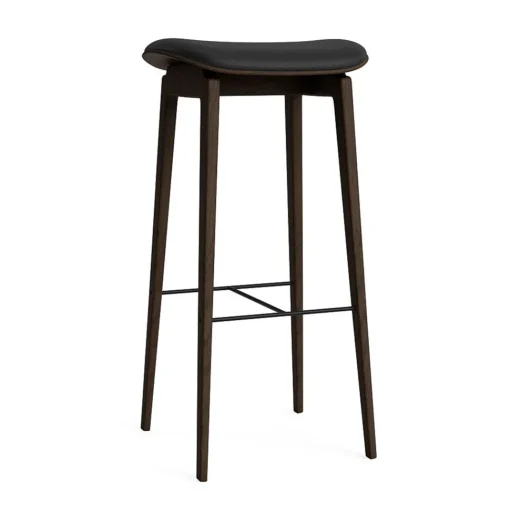NORR11 NY11 Barstol H75 cm Mørk Røget Egetrá/Black 41599