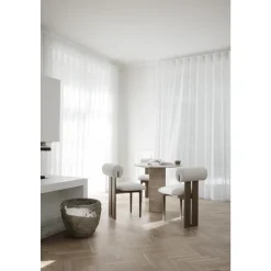 NORR11 SoHo SpisebordØ80 Travertine