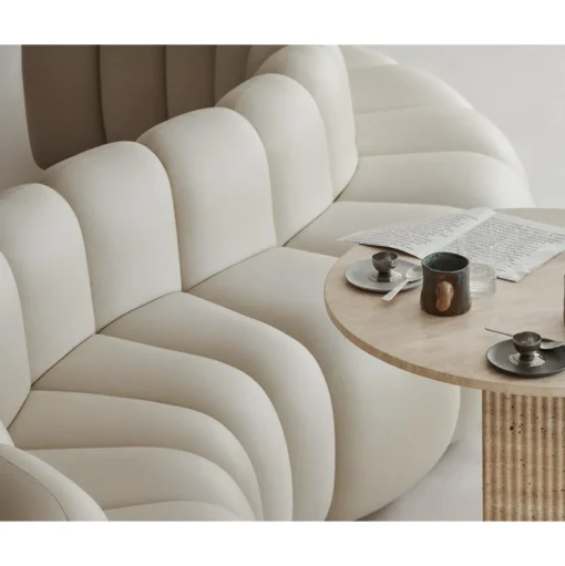 NORR11 SoHo SpisebordØ80 Travertine
