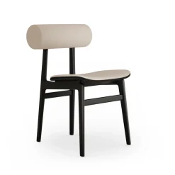 NORR11 Totem Spisebordsstol Polstret Sort/Terra Lime 20365