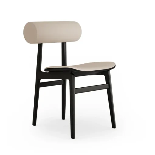 NORR11 Totem Spisebordsstol Polstret Sort/Terra Lime 20365
