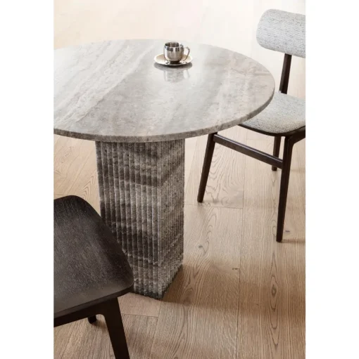 NORR11 Totem Spisebordsstol Polstret Dark Smoked/Terra Lime 20365