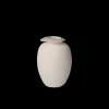 Northern Brim Vase H18 Beige