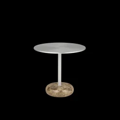 Northern Ton Sidebord Stor Brun Marmor/Aluminium