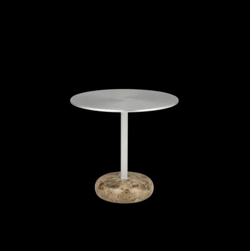 Northern Ton Sidebord Stor Brun Marmor/Aluminium