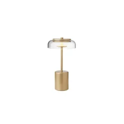 Nuura Blossi Transportabel Lampe Mini Nordisk Guld/Klar