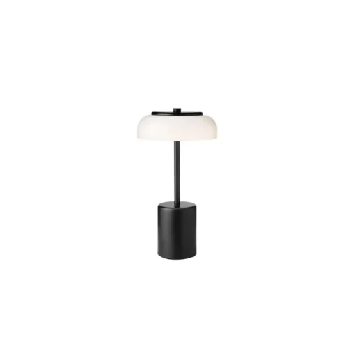 Nuura Blossi Transportabel Lampe Mini Sort/Opal